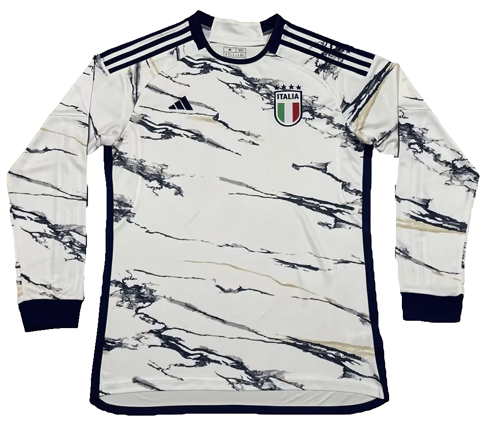 Camisa II Seleção da Italia 2023 2024 Adidas oficial manga comprida
